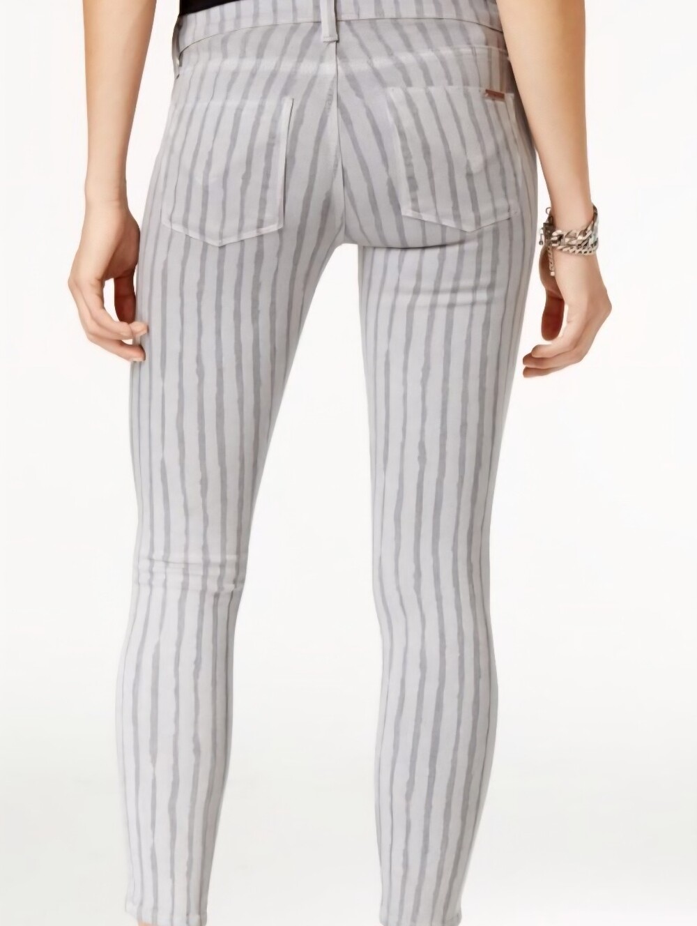 Nwt J Brand Stripe Patterned Jeans in Brown and Black